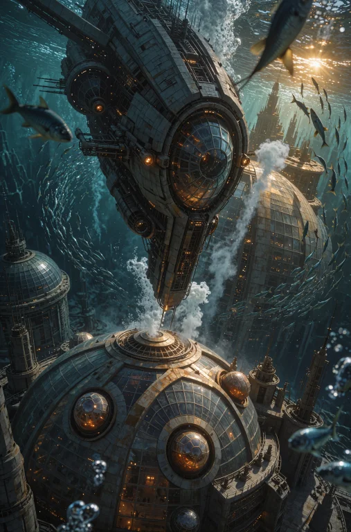 Aerial Photography With Cinematic Vibe, Underwater Scene, De...