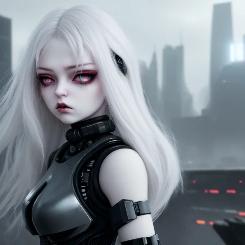 Angry Woman Bjddoll, Pale Skin, Soldier, Shiny Multicolor Me... — Stable Diffusion AI Prompt: angry woman bjddoll, pale skin, soldier, shiny multicolor mesmerizing eyes, long...