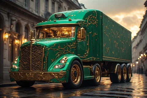 Masters Media, So-vehicles - Aristotruck A Cinematic Close-u... — Stable Diffusion AI Prompt: (Masters Media, SO-Vehicles - AristoTruck) a cinematic close-up of a paradox of...
