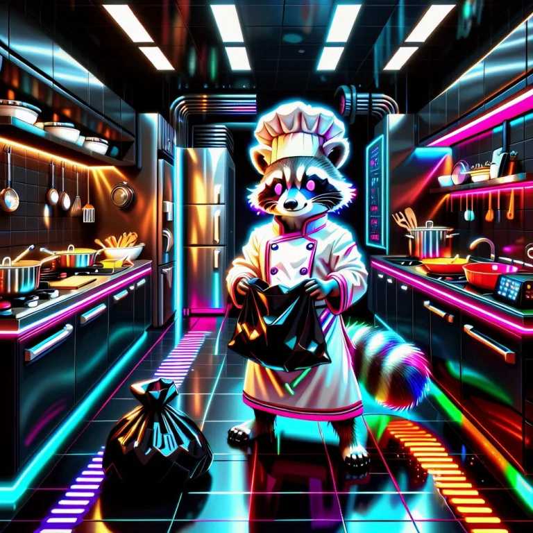 Led, Colorful Led Lights, A Hilarious Anthropomorphic Raccoo...