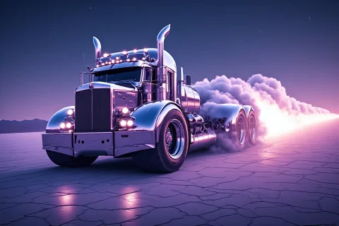 Masters Media, So-vehicles - Speed Truck A Hyper-realistic A... — Stable Diffusion AI Prompt: (Masters Media, SO-Vehicles - Speed Truck) a hyper-realistic action shot of the...