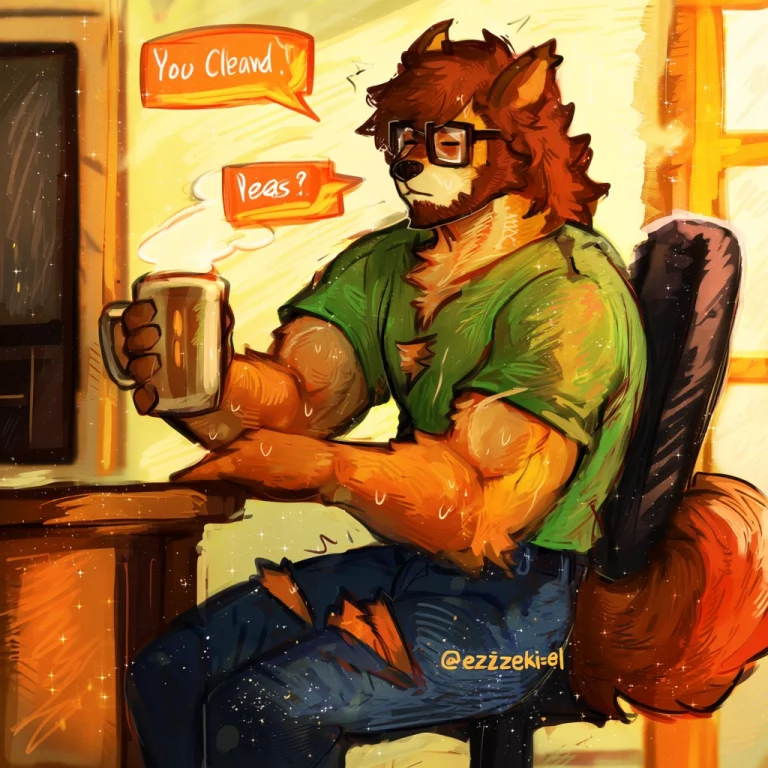 Ezizekekiel, Male Focus, Furry, 1boy, Animal Ears, English T...