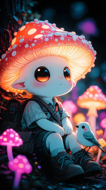 2d Illustrated Line-art, Anime-style Digital Illustration, A...