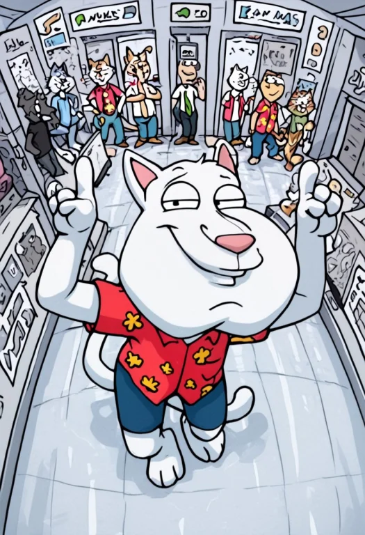 Sfw, Glenn, Cartoon, Man, Family Guy, Big Chin, Furry, Kitty...