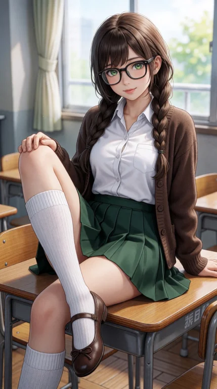 Anime Style With Realistic Proportions, A 22-year-old Young...