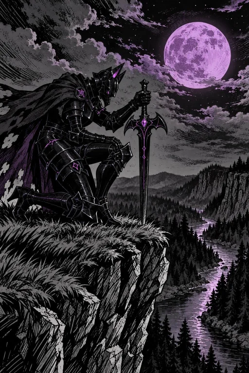 Character 1 From Image 1 Is Kneeling On One Knee With Their...