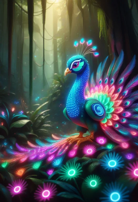 Led, Colorful Led Lights, Neon Glow, Vibrant Hues, Futuristi...