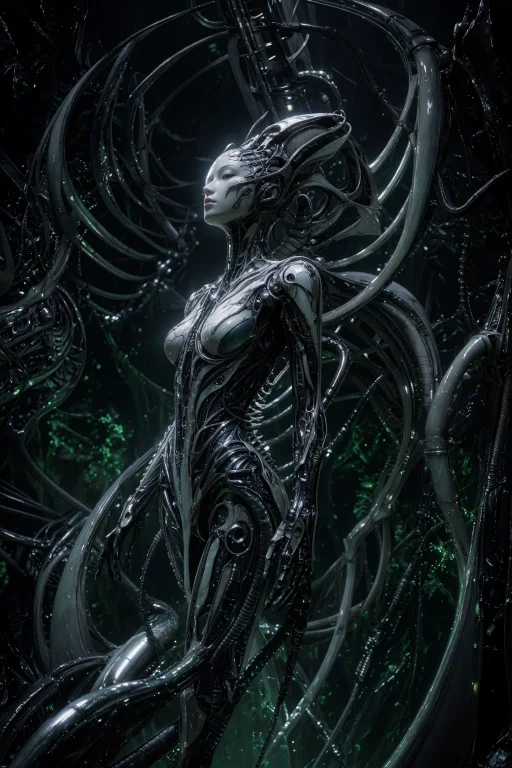 A Haunting, Surrealist Biomechanical Environmental Portrait...