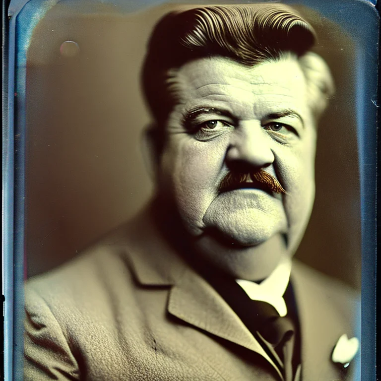 Colorized Medium Shot Candid Photograph Robbie Coltrane0.8 W...