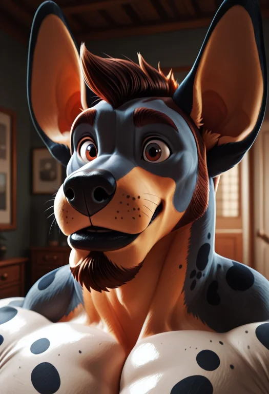 3d, Pixar, Btrt1ll, Blue Tick Rat-terrier, Rat-terrier, Dog,...