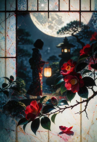 A Shoji Diffusion Painting, A New Style In Which The Whole S... — Stable Diffusion AI Prompt: A shoji diffusion painting, a new style in which the whole scene is seen through...