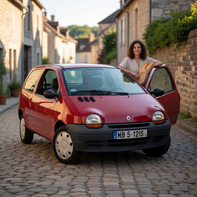 Tw1car, A Red Renault Twingo Mk1 Three-door Hatchback Parked...