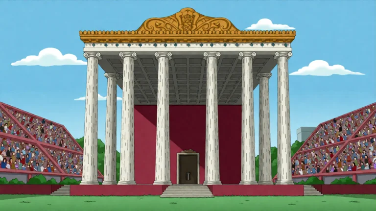 Fmlygyssn14, A Grand, Red-brick Courthouse With White Column...