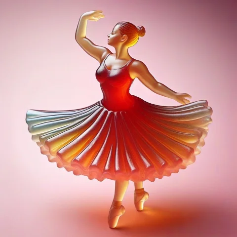 Ballet, Ballerina, Woman, Dress, Dance, Shiny, Gummymorph — SDXL AI Prompt: Ballet, ballerina, woman, dress, dance, shiny, gummymorph