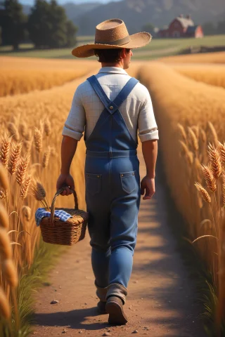 Pixar Animation, Pixar Style, Pixar, 3d, 3d Render, 1boy, So... — Stable Diffusion AI Prompt: pixar animation, pixar style, pixar, 3d, 3d render, 1boy, solo, full_body, farme...