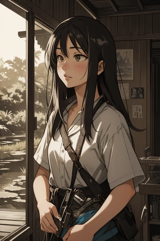1girl, Lorakaiji0.7 Kaiji, By Wlop, Steven Outram, Landscape...