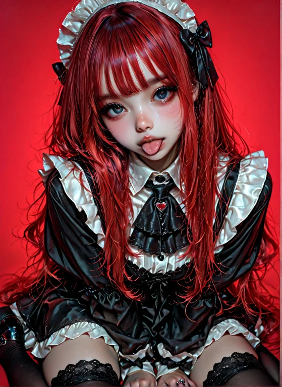 Masterpiece, Best Quality1.2,..highdetail, 1girl, Solo, Tong...