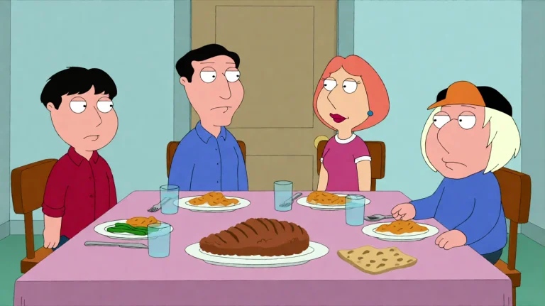 Fmlygyssn11, Four Individuals Are Seated Around A Dining Tab...