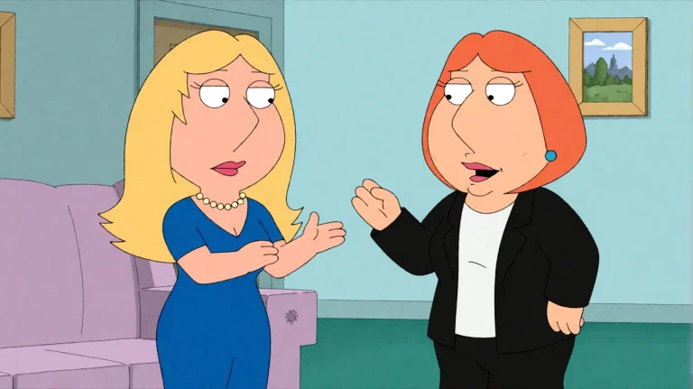Fmlygyssn15, A Blonde Woman In A Blue Dress And Black Blazer...
