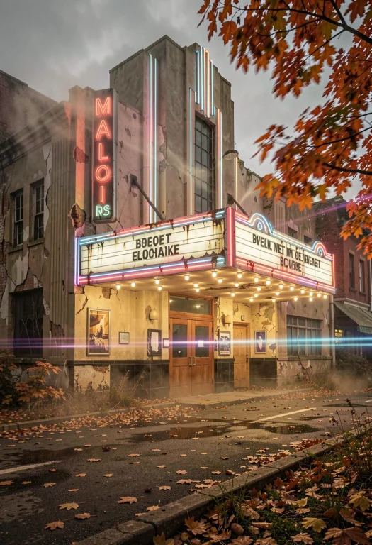 An Abandoned Art Deco Theater Reclaimed By Dust, Editorial P...
