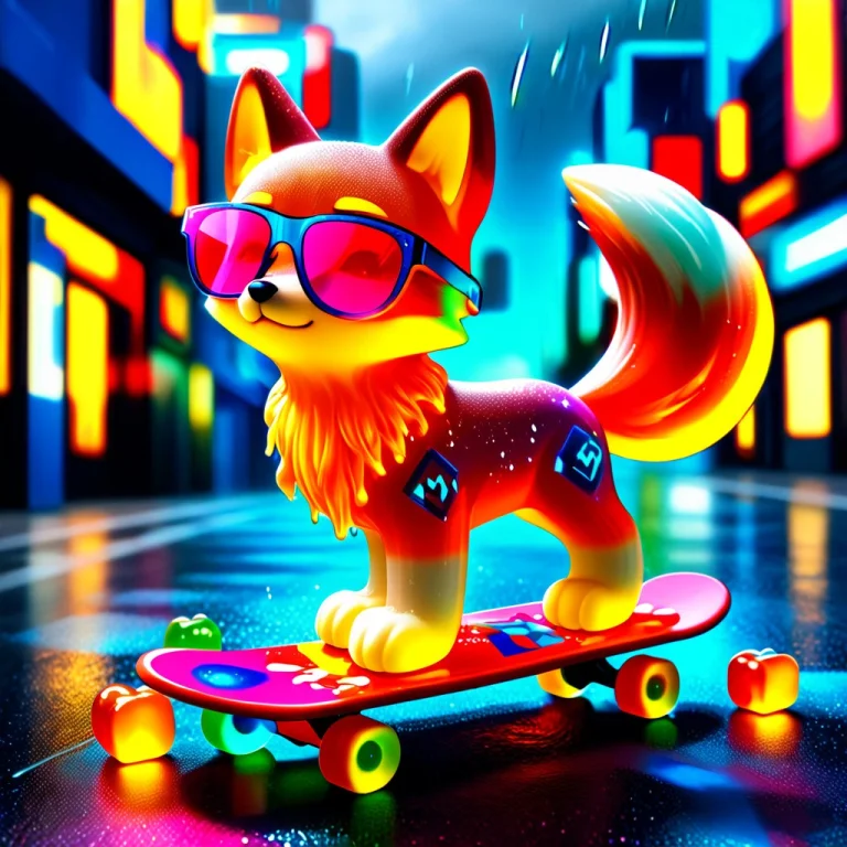 A High-end, Masterpiece Digital Art Of A Cool, Smug-faced Cy...
