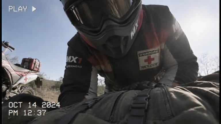 A Vhs Video Is Zooming Into Face Of Mx1supermoto Rescuer Iro...