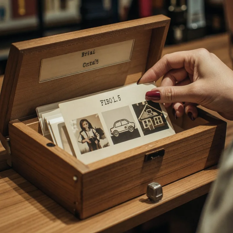 Shortdescriptiona Wooden Library Card Index Tray Being Opene...