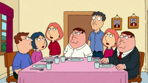 Fmlygyssn02, A Group Of People Are Gathered Around A Dining... — Stable Diffusion AI Prompt: fmlygyssn02, A group of people are gathered around a dining table on a.
