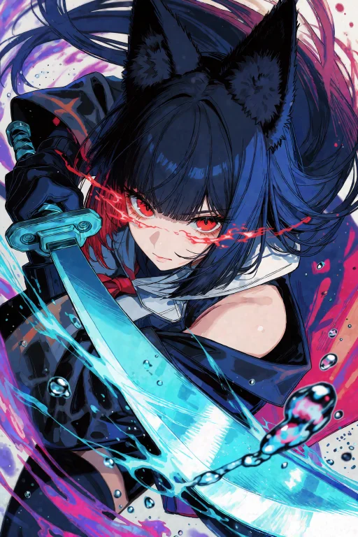 Nijisis, Anime-style Digital Illustration Of Hoshimi Miyabi...