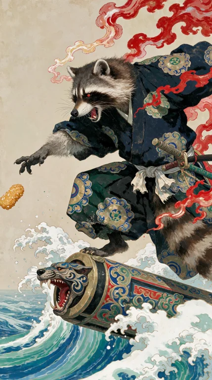 The Painting Style Is Highly Textured, Negative Space, Strok...