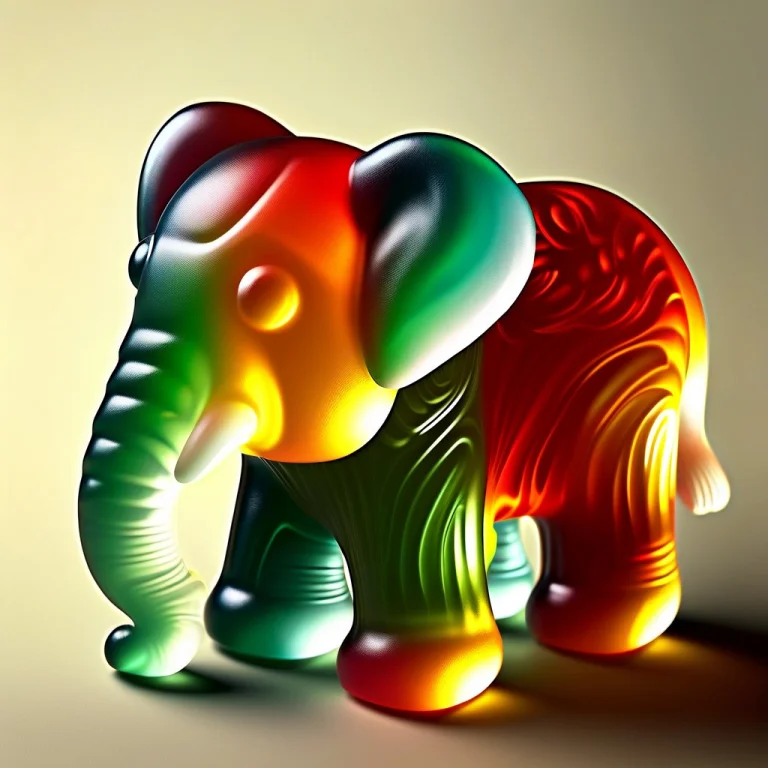 A Stunningly Massive And Charming Elephant Made Entirely Of...