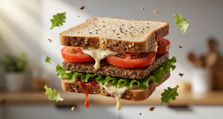 High-end Commercial Product Photography Of A Sandwich Labele...