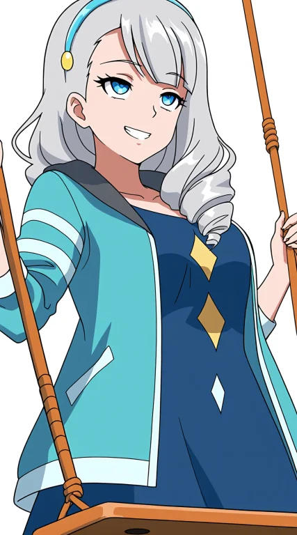 Lora1,haiya,1girl,solo,blue Eyes,long Hair,grey Hair,hairban...