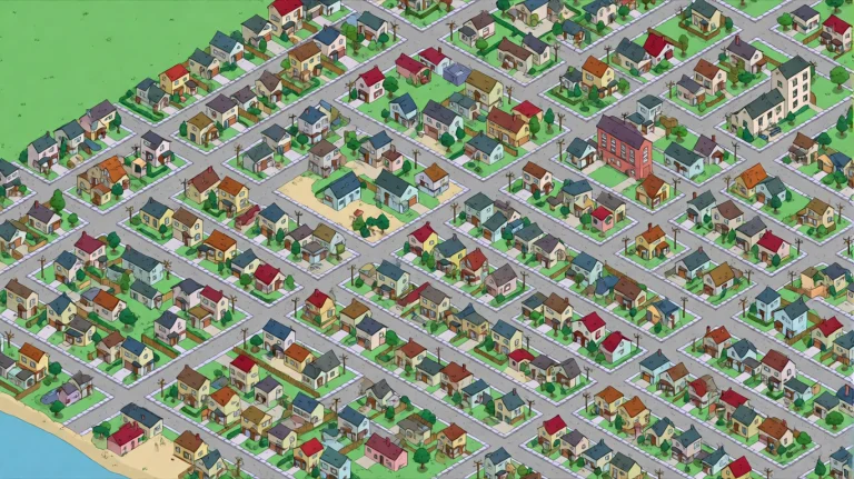 Fmlygyssn08, An Aerial View Captures A Sprawling, Stylized C...