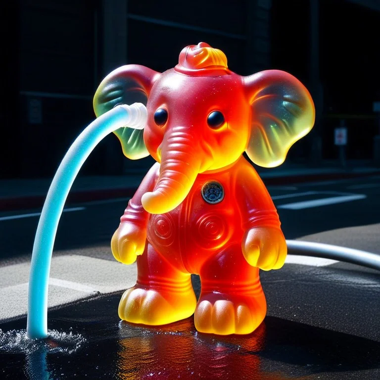Masterpiece, Best Quality, Gummymorph Elephant Firefighter S...