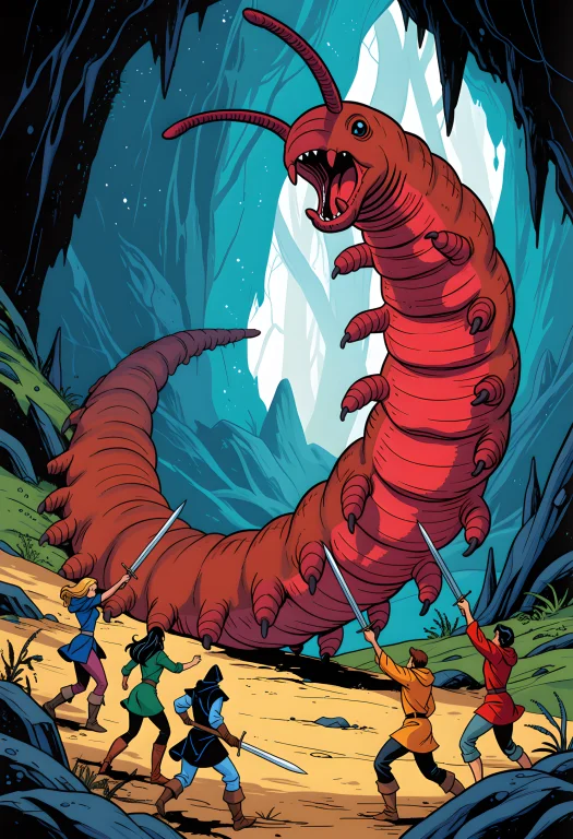Loravelvetwormanmv1epoch90.8 Velvet Worm, Oversized Animal,...