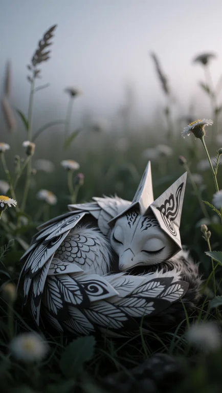 Cinematic Animal Still With Shallow Depth Of Field And Motiv...