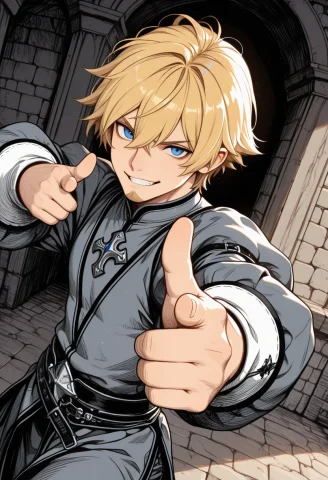 Masterpiece, Best Quality, Solo, 1boy, Male Focus, Dungeon... — Stable Diffusion AI Prompt: masterpiece, best quality, solo, 1boy, male focus, dungeon & dragons, fantasy, m...