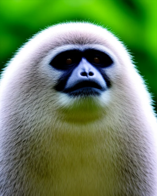 Gibbon, Close-up, Ritual Stillness, Wax Melting, Numbers-sta...