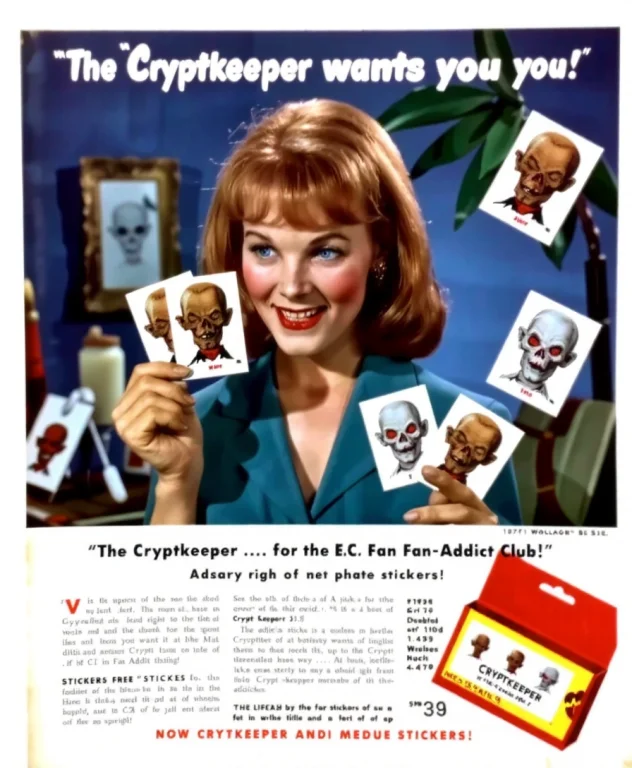 Realistic M1dc3ntury Ad From The 1950s Layout For A Set Of C...