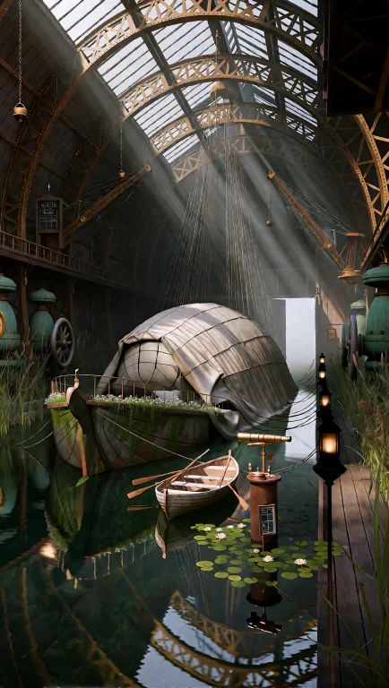 Imagine A Colossal Hangar Built For Airships, Now Sitting Hu...