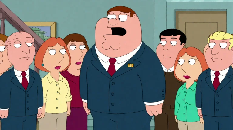 Fmlygyssn22, A Man In A Dark Suit And Red Tie Stands At A.