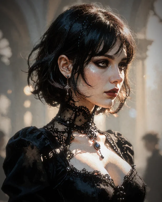 Ta86wistfall, Pastelg0th, Charlie Bowater Style A Richly Pai...