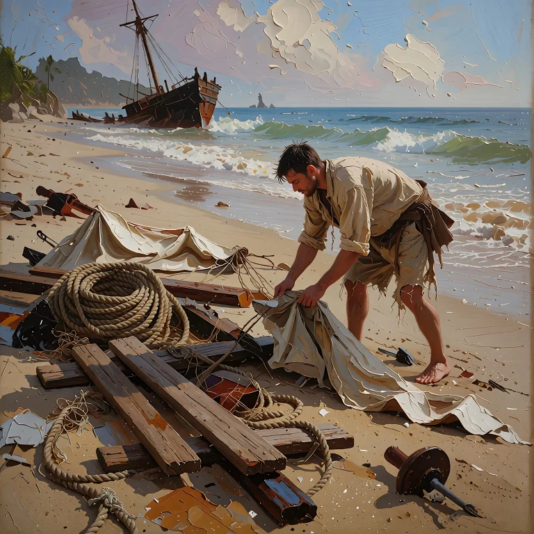 A Complete, Masterful Impasto Oil Painting On Canvas, Depict...