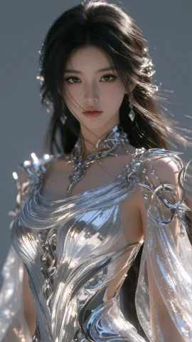 Nmc22... 1.3 . Overlapfull-length . 916cinematic Real... — Stable Diffusion AI Prompt: @nmc，22岁中国网红美女，拥有明显丰满的大胸身材，胸型圆润饱满、上围突出但自然，纤...