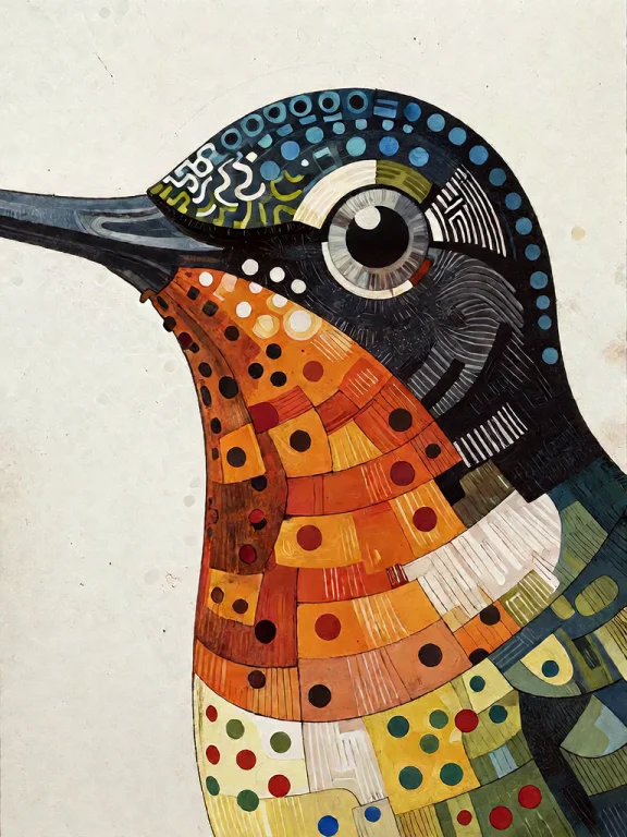 Bradhamel Art Style. A Close-up Illustration Of A Stylized H...