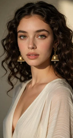 Ultra-realistic Close-up Beauty Portrait Of A Stunning Young... — Stable Diffusion AI Prompt: Ultra-realistic close-up beauty portrait of a stunning young woman with long, na...