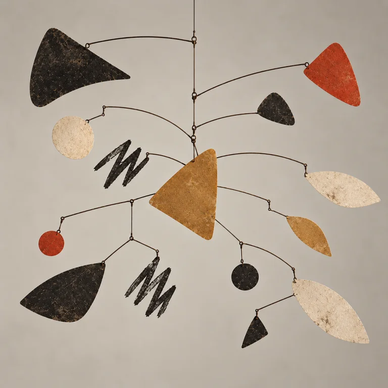 Un Mobile, Dans Le Style Des Mobiles De Calder. Format 11. S...