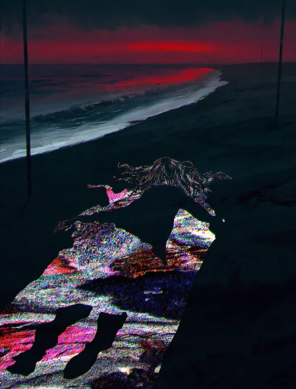 Nocturne, Cinematic, Painterly, Surreal, Digital Painting, L...