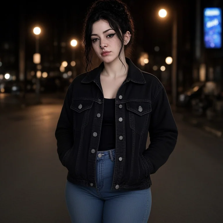 Mvoss, Mvoss Standing On A City Sidewalk At Dusk Beside A St...